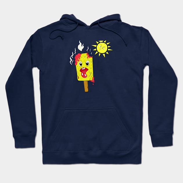 Popsicles Ice Cream Monster Hoodie by MariRiUA